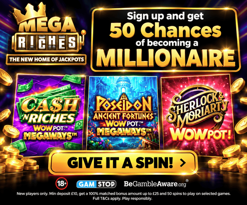 Mega Riches Casino Free Spins